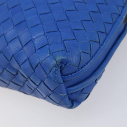 Bottega Veneta Nodini Intrecciato Nappa, Blue, Leather, Shoulder Bag