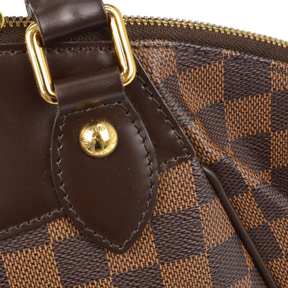 Louis Vuitton Verona Damier Ebene, Brown, Canvas, Handbag