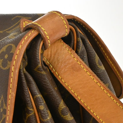 Louis Vuitton Saumur Monogram, Brown, Canvas, Shoulder Bag