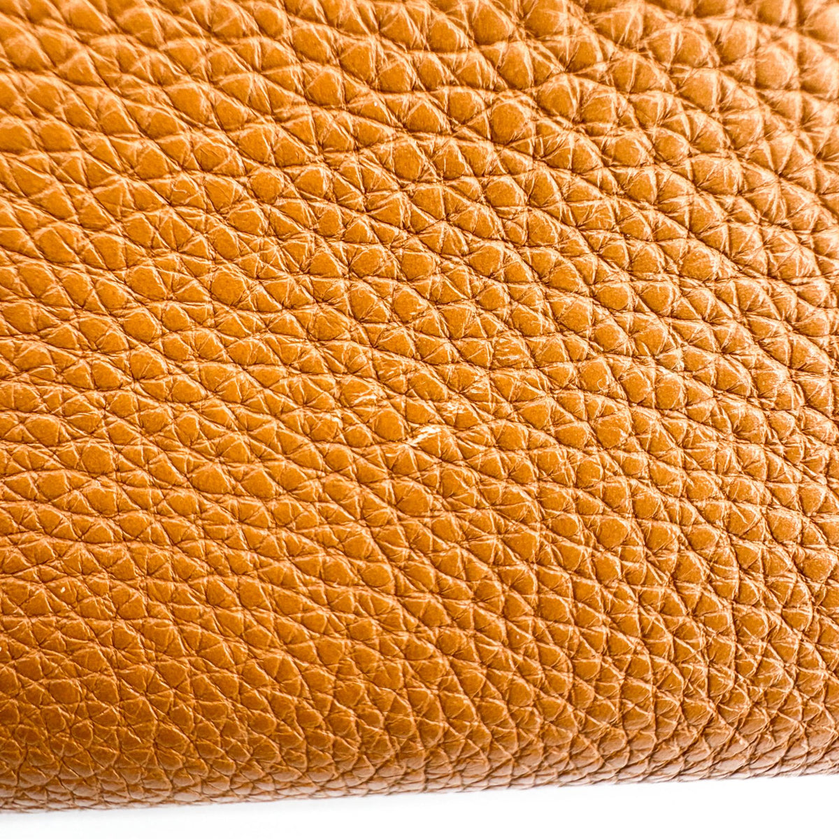 Loewe Cushion Leather, Brown, Leather, Tote Bag