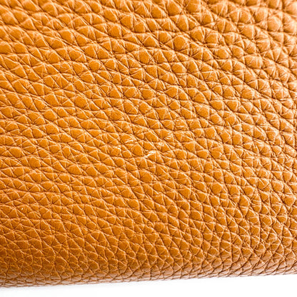 Loewe Cushion Leather, Brown, Leather, Tote Bag