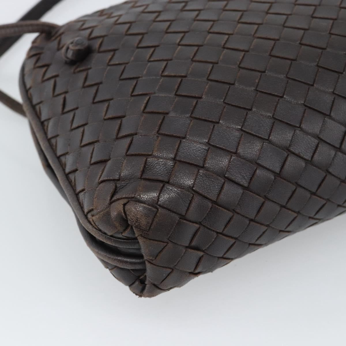 Bottega Veneta Nodini Intrecciato Nappa, Brown, Leather, Crossbody Bag