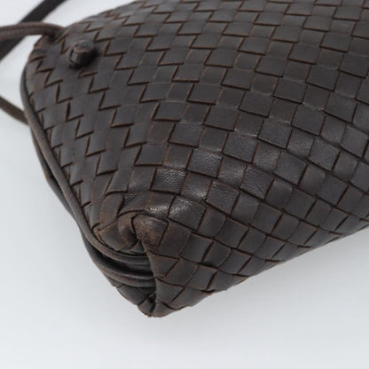 Bottega Veneta Nodini Intrecciato Nappa, Brown, Leather, Crossbody Bag