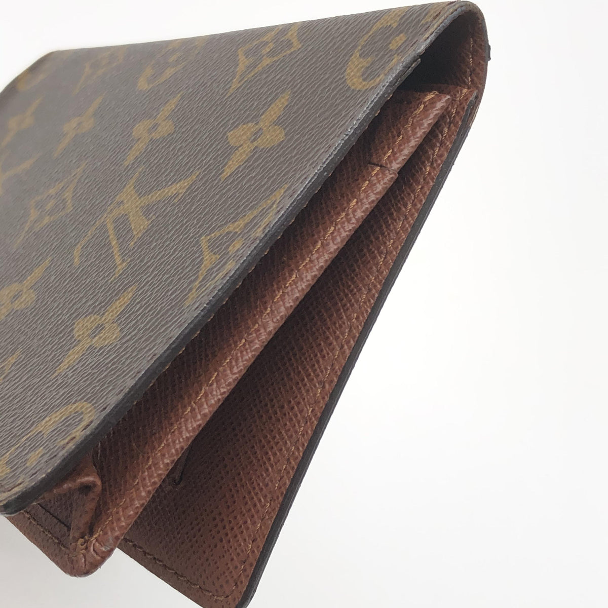 Louis Vuitton Long Wallet Bifold monogram canvas, Brown, Canvas, Wallet