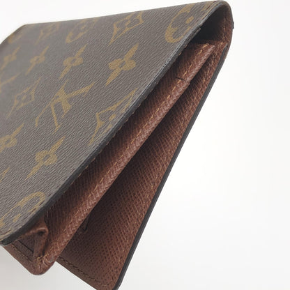 Louis Vuitton Long Wallet Bifold monogram canvas, Brown, Canvas, Wallet