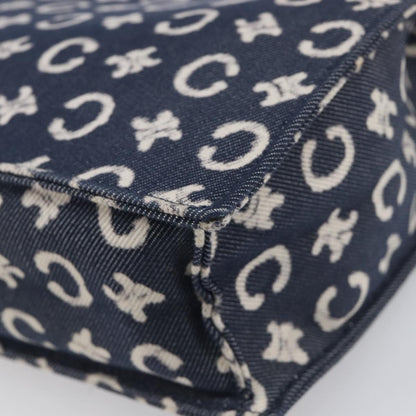 Celine C Macadam Canvas, Navy, Canvas, Handbag