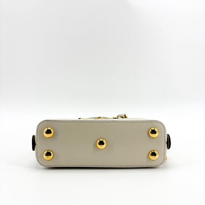 Gucci Horsebit 1955 Top Handle GG Coated Canvas with Leather, Beige, Canvas, Handbag