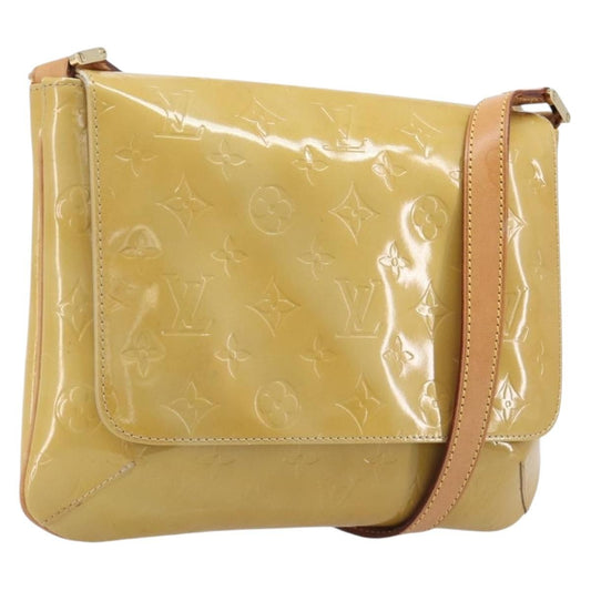 Louis Vuitton Thompson Street Monogram Vernis, Beige, Patent Leather, Shoulder Bag
