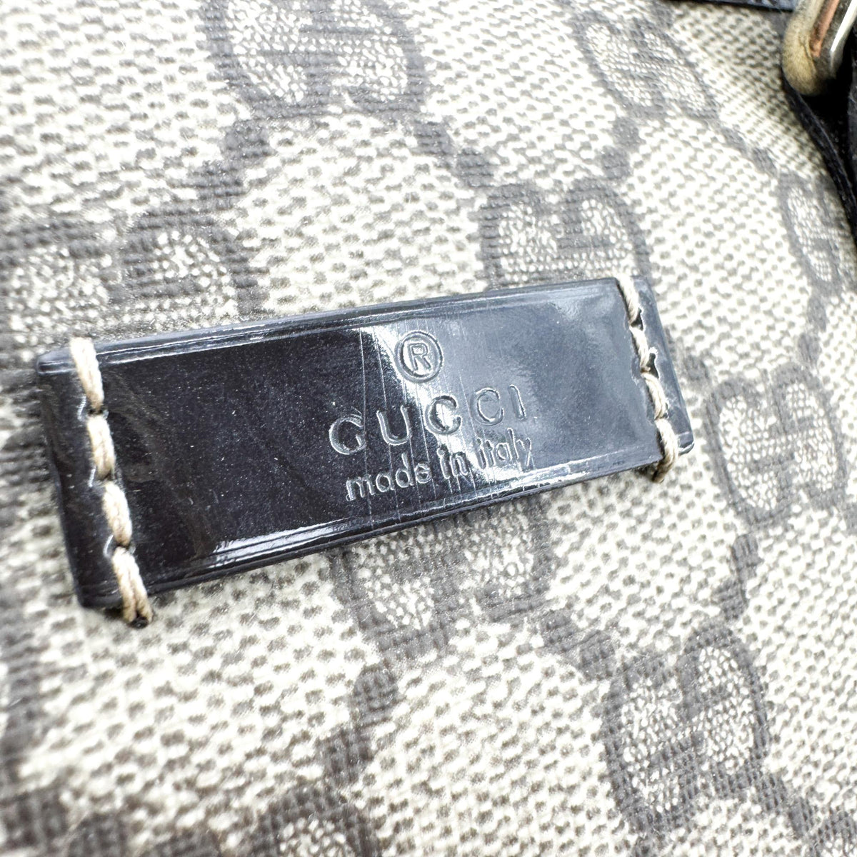 Gucci Joy Boston GG Coated Canvas, Black, Canvas, Handbag