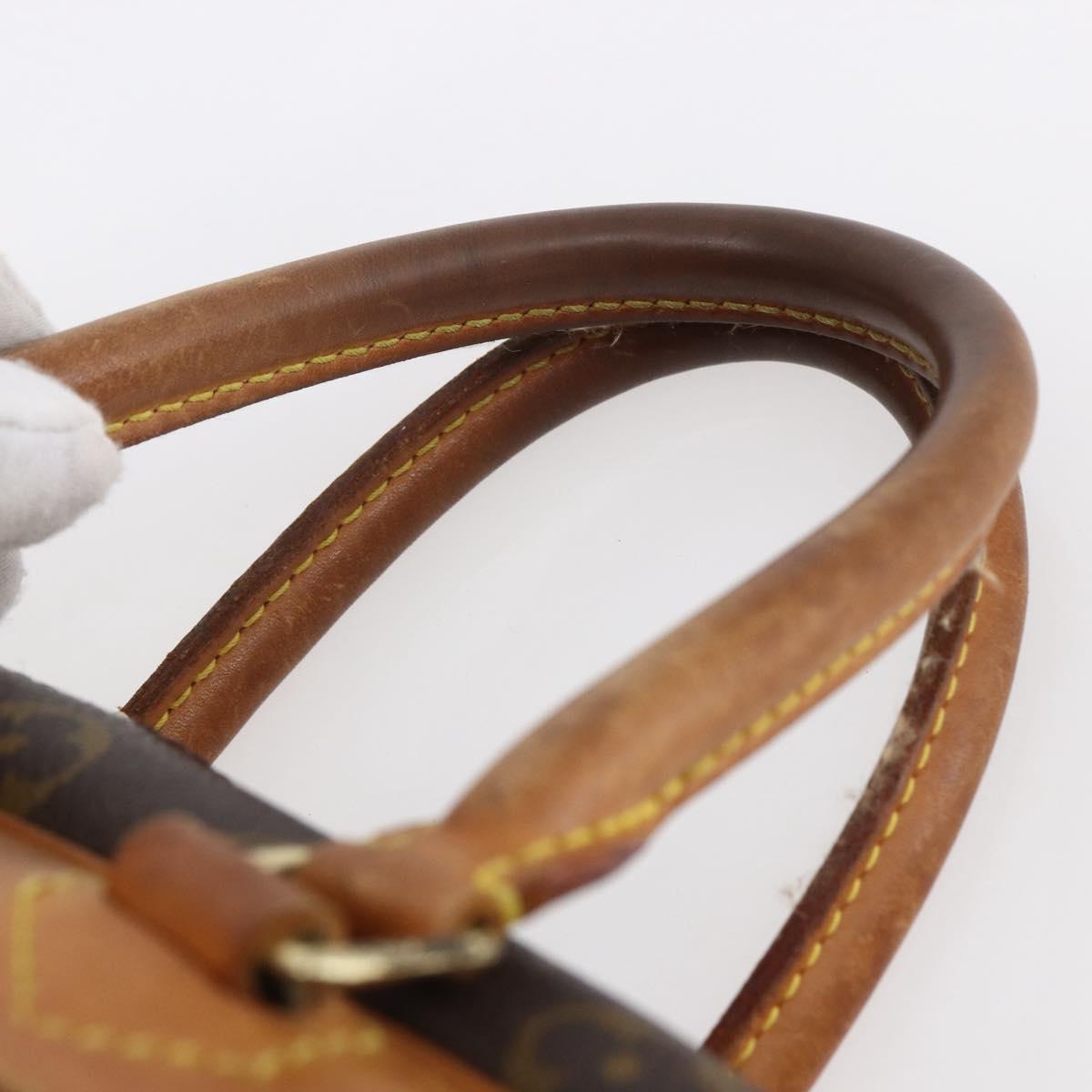 Louis Vuitton Deauville Handbag Monogram Canvas, BROWN, CANVAS, Handbag