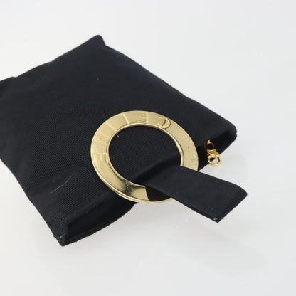 Celine Circle Logo Pouch Canvas, Black, Canvas, Clutch