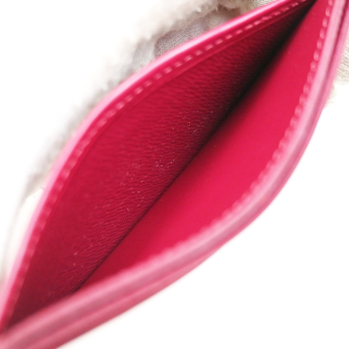 Louis Vuitton Porte Cartes Simple Card Holder Epi Leather, Red, Leather, Card Holder