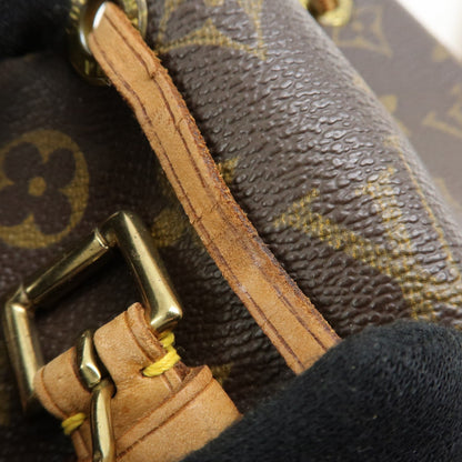 Louis Vuitton Vintage Montsouris Monogram Canvas, Brown, Canvas, Backpack
