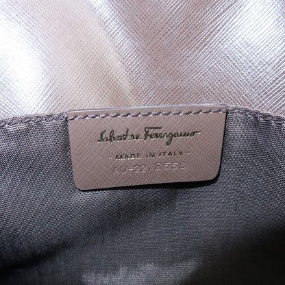 Salvatore Ferragamo Vara Bow Glitter, Brown, Leather, Crossbody Bag