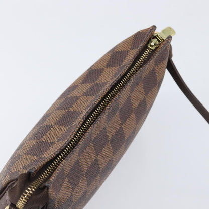 Louis Vuitton Trousse Make Up Damier, Brown, Canvas, Clutch