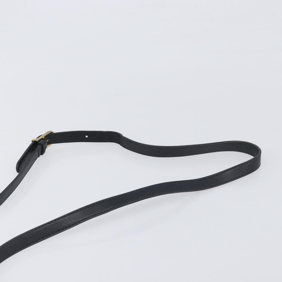 Celine Flap Shoulder Leather, Black, Leather, Shoulder Bag
