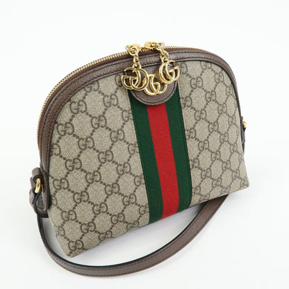 Gucci Ophidia Dome GG Coated Canvas, Beige, Canvas, Shoulder Bag