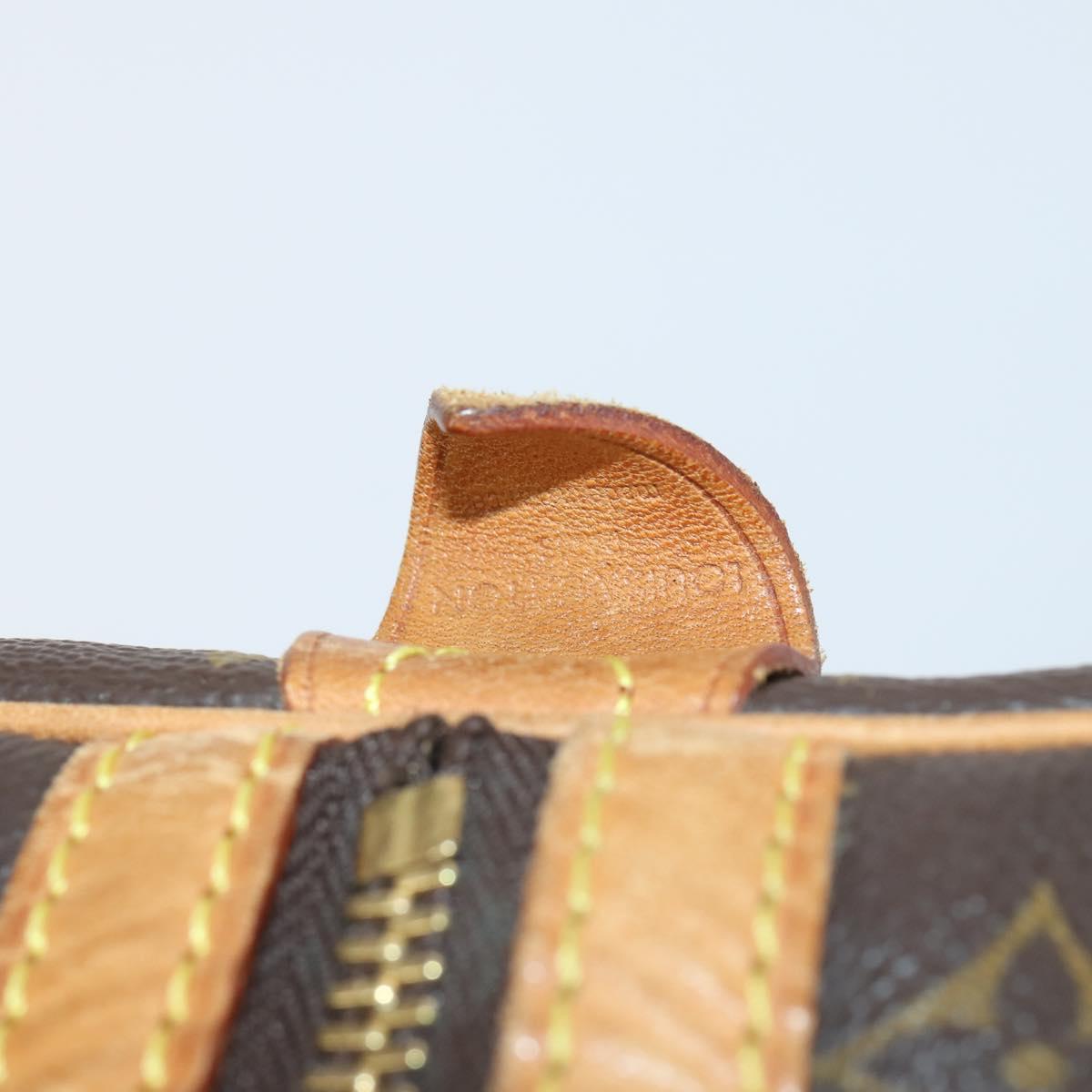 Louis Vuitton Sac Souple Handbag Monogram Canvas, BROWN, CANVAS, Handbag