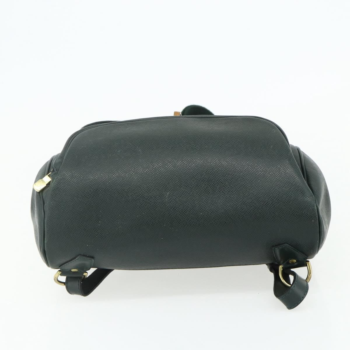 Louis Vuitton Cassiar Taiga Leather, Green, Leather, Backpack