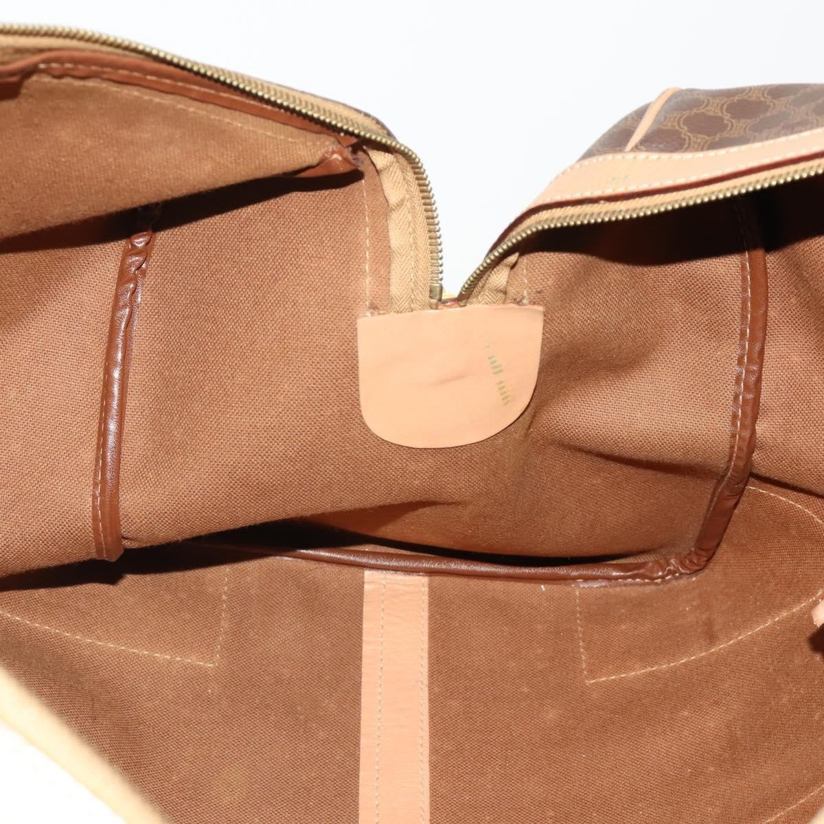 Celine Vintage Canvas, Brown, Canvas, Travel Bag