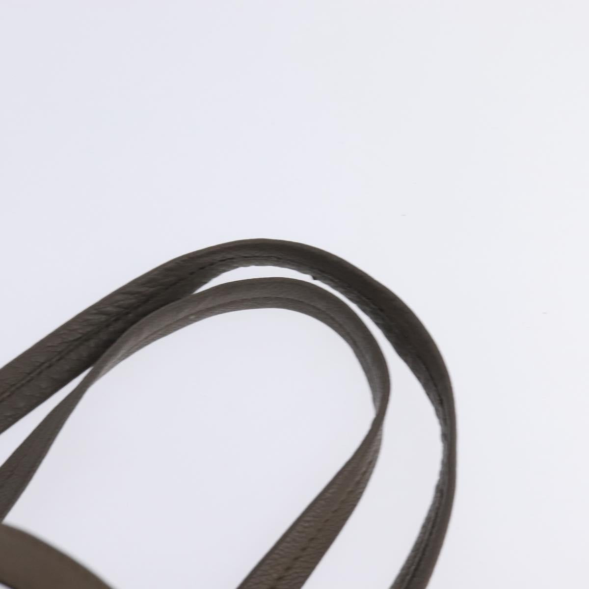 Celine Phantom Cabas Leather, GRAY, LEATHER, Tote bag