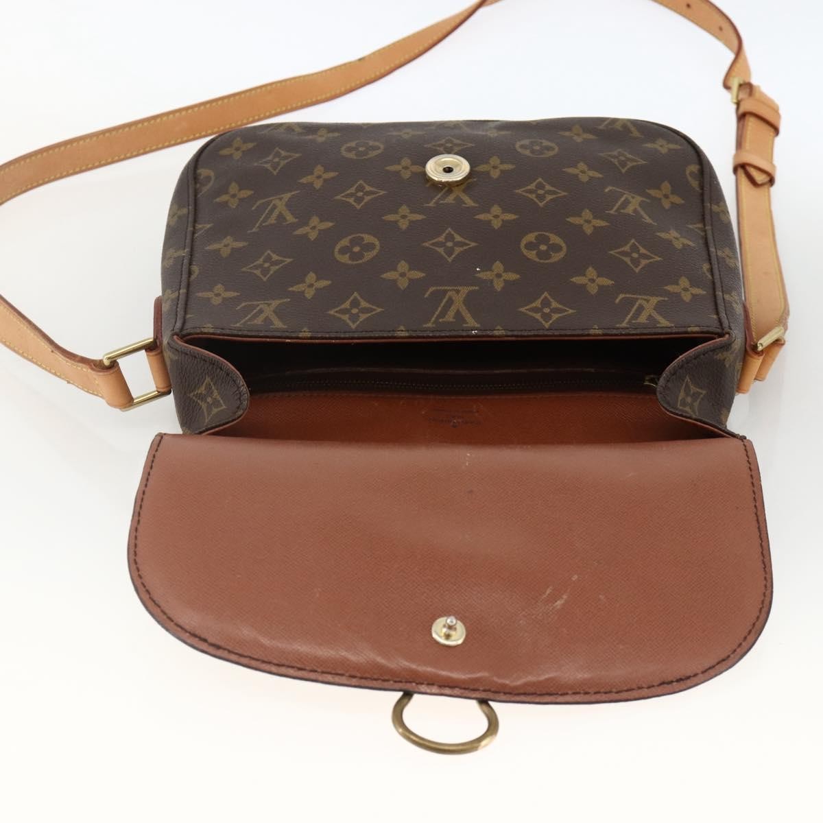 Louis Vuitton Saint Cloud Monogram Canvas, Brown, Canvas, Handbag