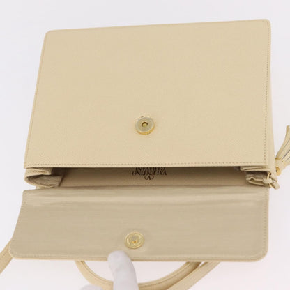 Valentino Garavani Vintage Leather, Beige, Leather, Shoulder Bag
