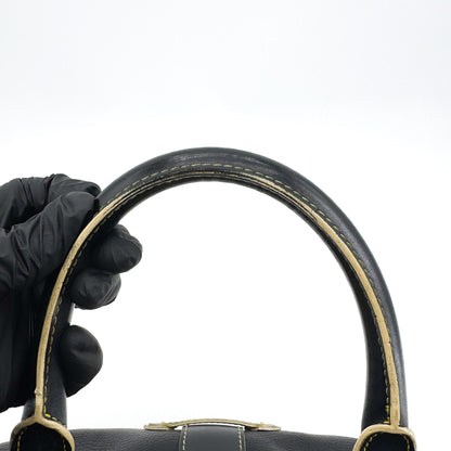 Louis Vuitton Suhali L'Ingenieux Leather, Black, Leather, Handbag