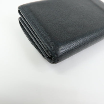 Louis Vuitton Lockmini Leather, Black, Leather, Wallet
