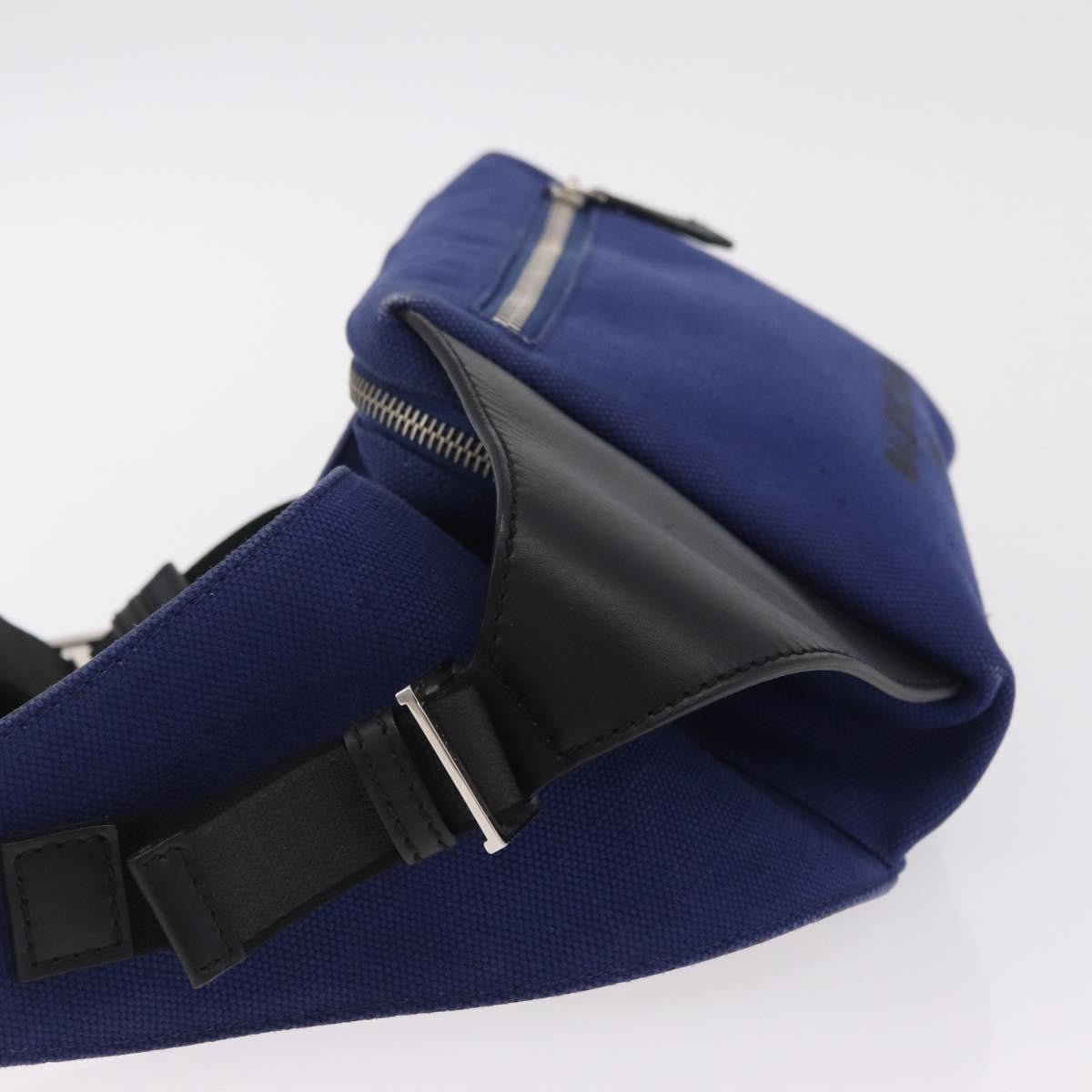 Balenciaga Navy Neo Lift Waist Canvas and Leather, Blue, Canvas, Handbag