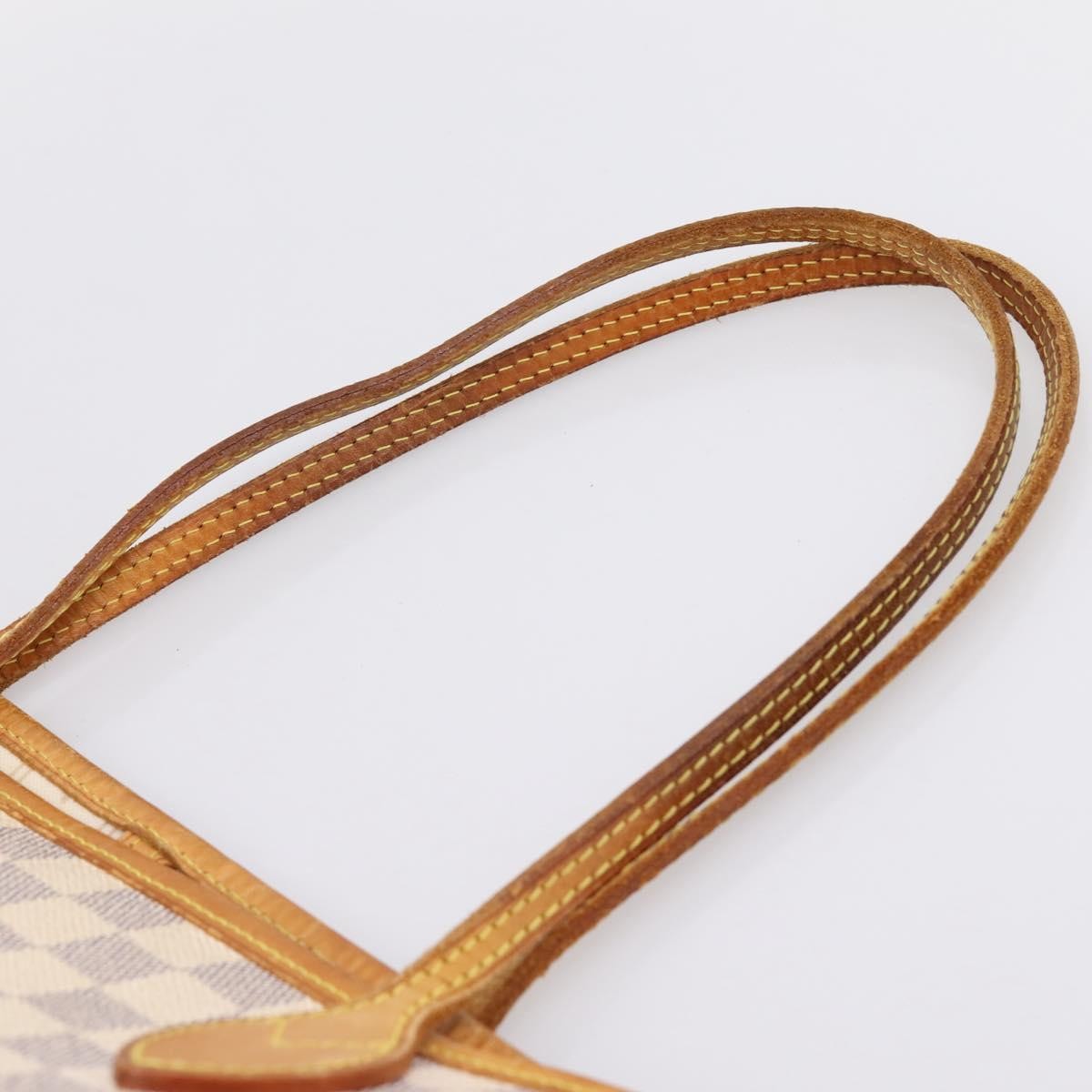 Louis Vuitton Neverfull Damier, Beige, Canvas, Tote Bag
