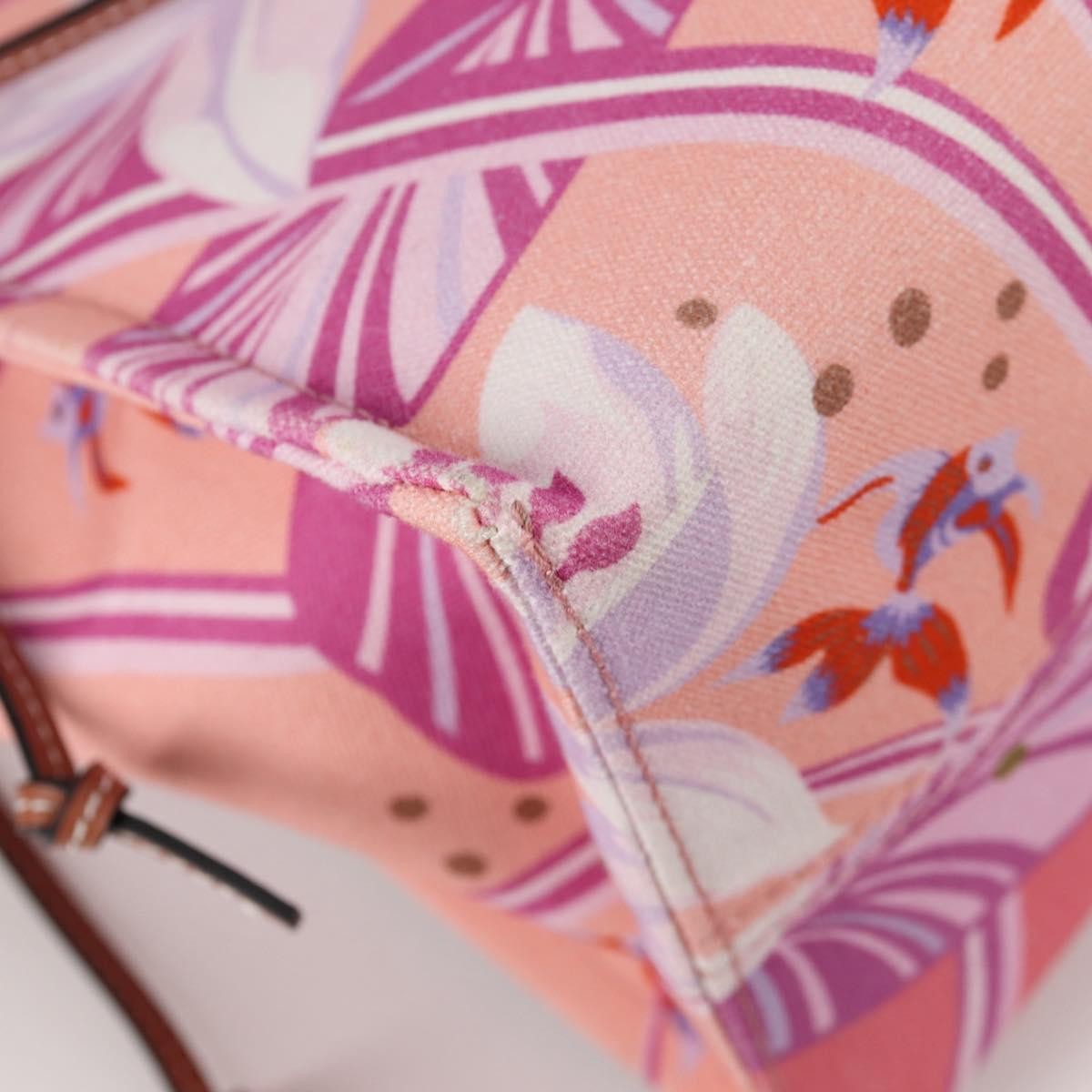 Loewe Paula's Ibiza Cushion Printed Canvas, Pink, Canvas, Tote Bag