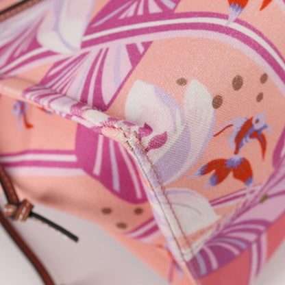 Loewe Paula's Ibiza Cushion Printed Canvas, Pink, Canvas, Tote Bag