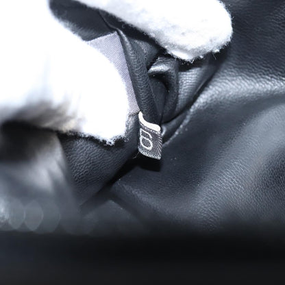 Bally Vintage Chain Quilted Leather, Black, Leather, Shoulder Bag