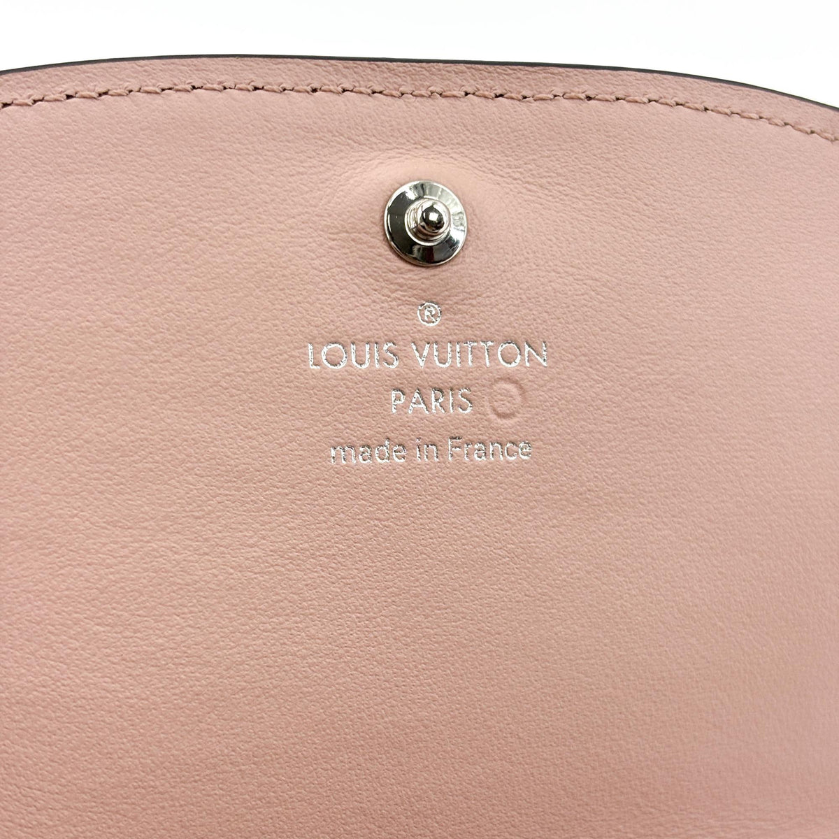 Louis Vuitton Iris Wallet NM Mahina Leather, Pink, Calfskin, Wallet