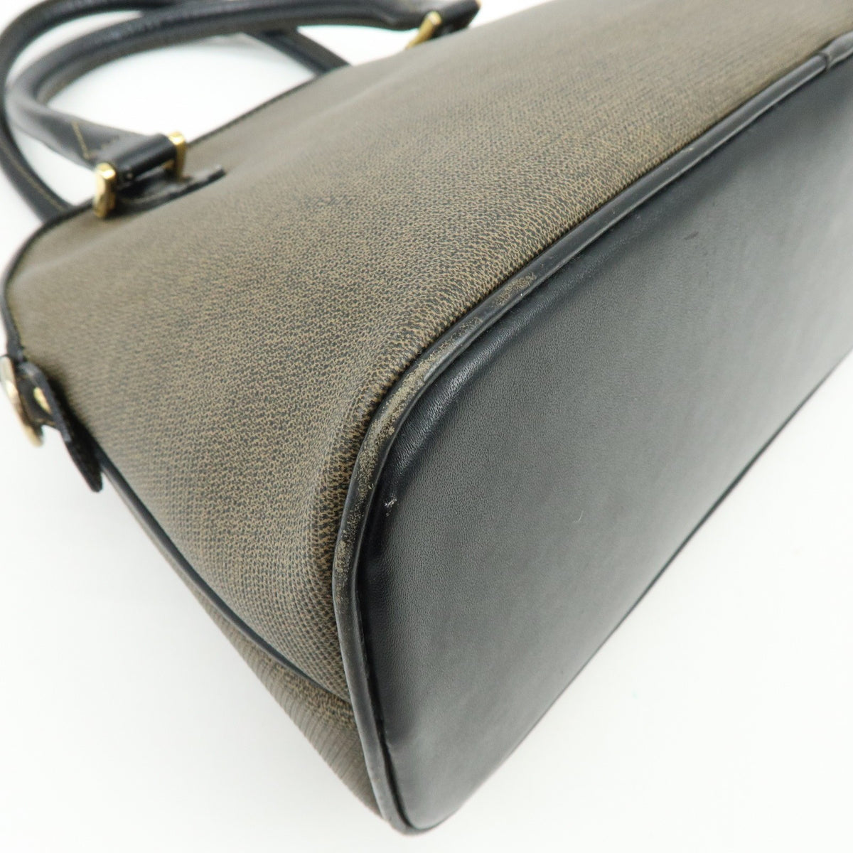 Fendi Vintage Dome Satchel Leather, Brown, Leather, Handbag