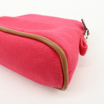 Hermes Bolide Travel Canvas, Pink, Cotton, Clutch