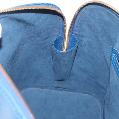 Louis Vuitton Alma Epi Leather, Blue, Leather, Handbag