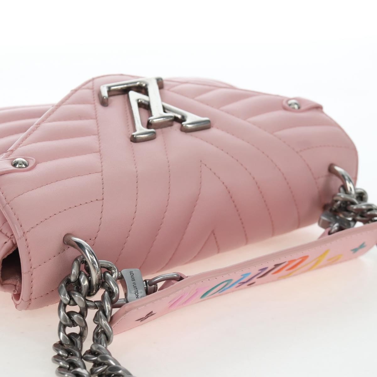 Louis Vuitton New Wave Chain Quilted Leather, Pink, Leather, Handbag
