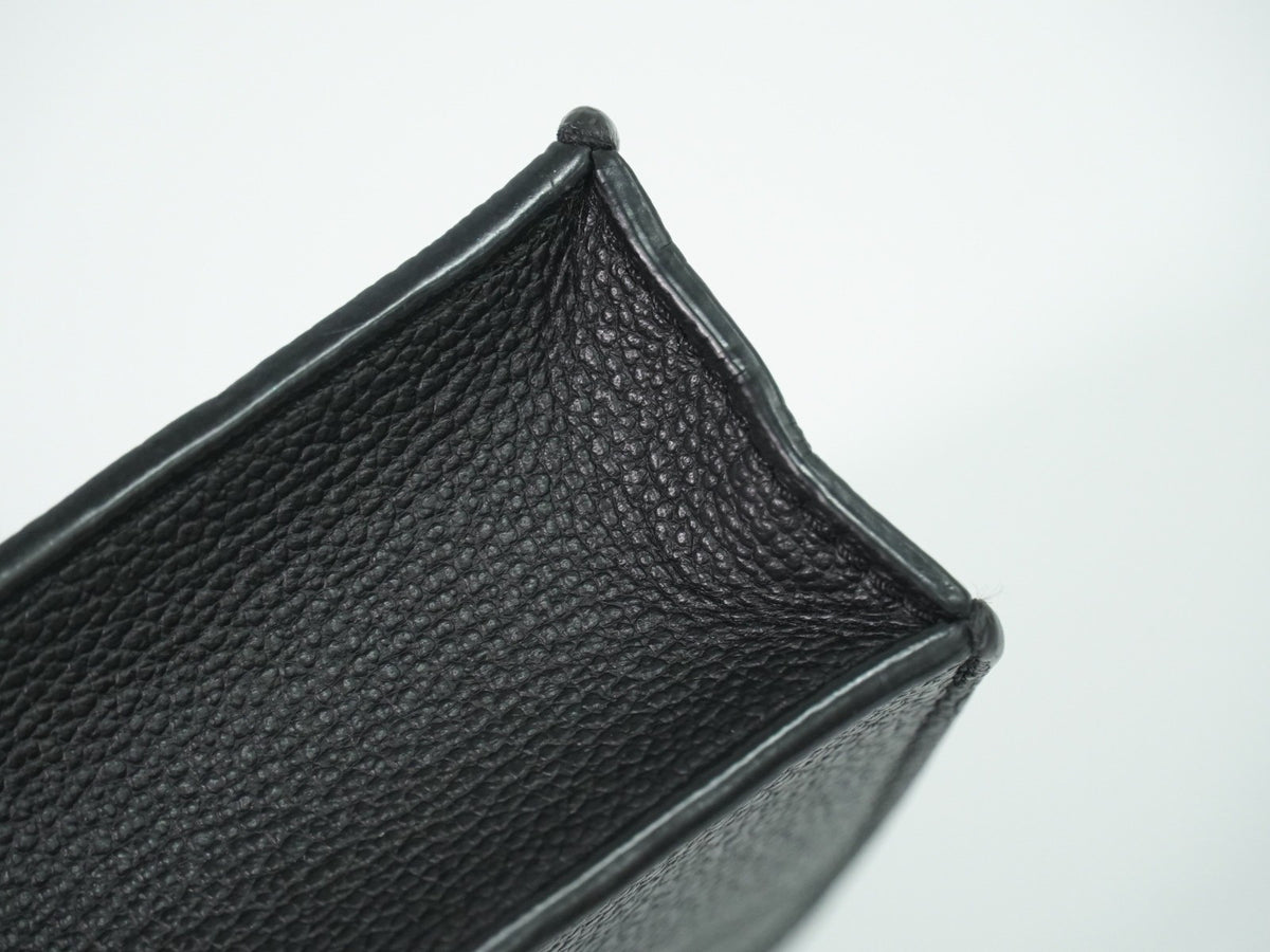 Louis Vuitton Petit Sac Plat Monogram Empreinte Giant, Black, Leather, Handbag