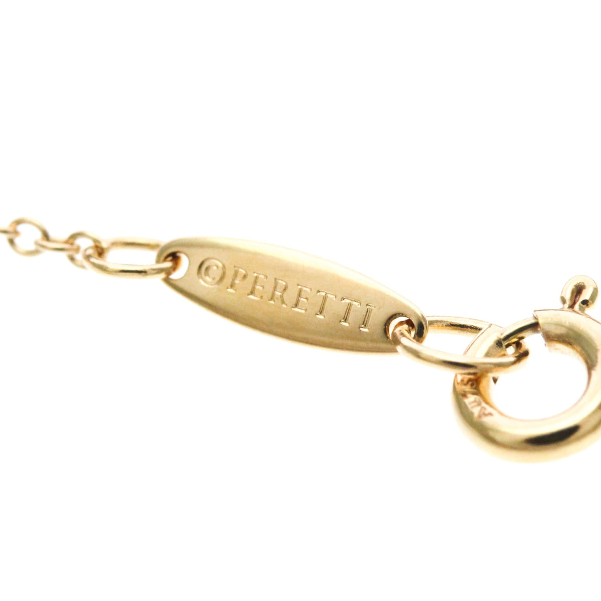 Tiffany & Co. Elsa Peretti Diamonds By The Yard Pendant 18K Rose Gold with Diamond, Gold, Pink Gold, Necklace
