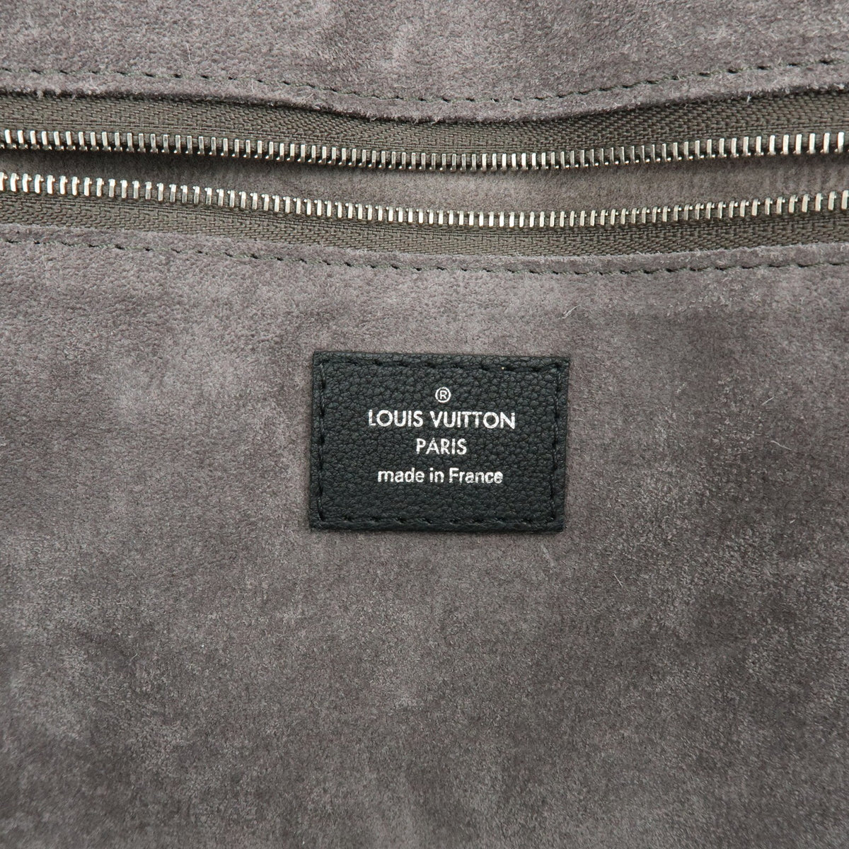 Louis Vuitton Soft Lockit Leather, Black, Leather, Handbag