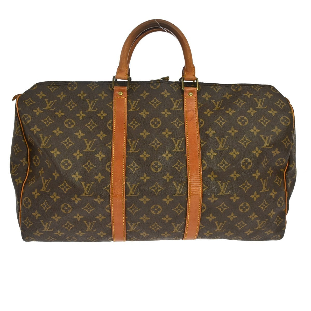 Louis Vuitton Keepall Monogram Canvas, Brown, Canvas, Travel Bag
