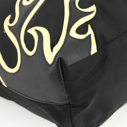 Prada Zip Tote Tessuto, Black, Nylon, Tote Bag