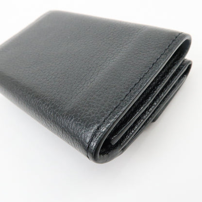 Louis Vuitton Lockmini Leather, Black, Leather, Wallet