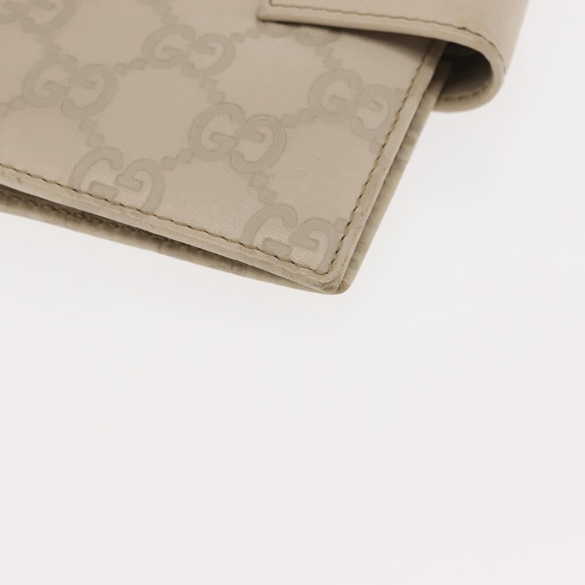 Gucci Ring Agenda Cover Guccissima Leather, Beige, Leather, Briefcase