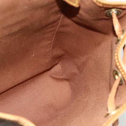 Louis Vuitton Vintage Montsouris Monogram Canvas, Brown, Canvas, Backpack