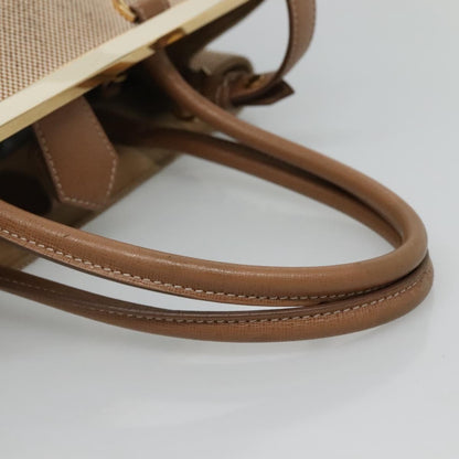 Fendi 2Jours Canvas, Beige, Canvas, Tote Bag