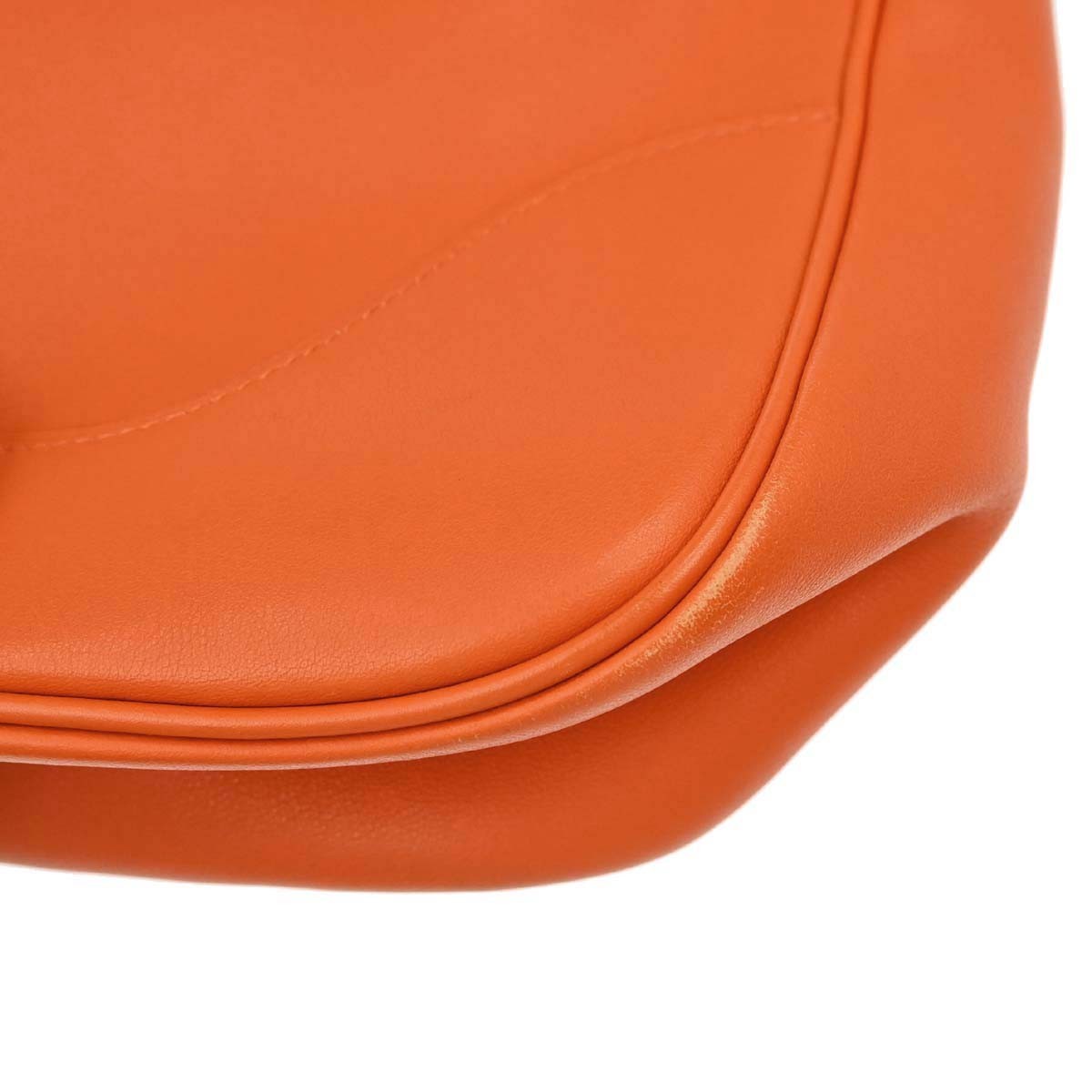 Hermes Trim Epsom, Orange, Leather, Shoulder Bag