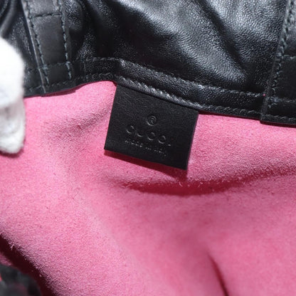 Gucci Logo Drawstring Printed Leather, Pink, Leather, Backpack